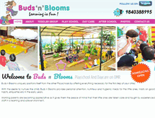 Tablet Screenshot of budsnbloomshome.com